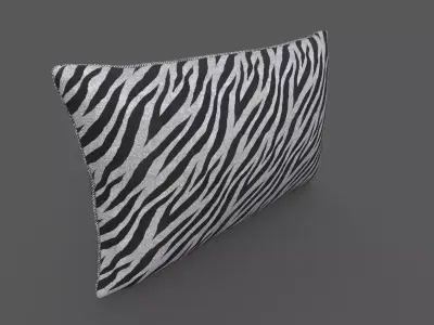 Cushion furniture Low-poly 3D model 8