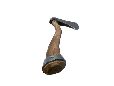 Axe - Wood Handle Low-poly 3D model