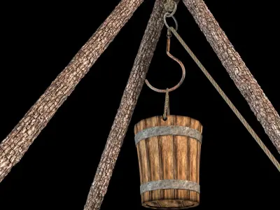 historical well 3D model