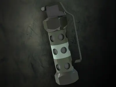 FlashBang grenade launcher 3D model