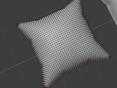 6 Pillows Pack Free 3D model