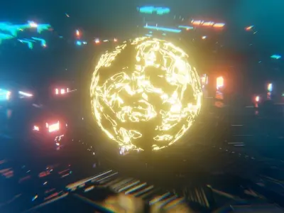 Cinematic Scify Scene Free 3D model