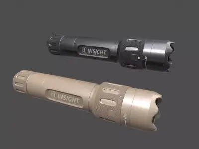 Insight WMX200 Weapon Flashlight Low-poly 3D model