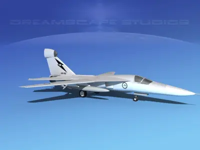 General Dynamics EF-111 Raven V05 RAAF 3D model