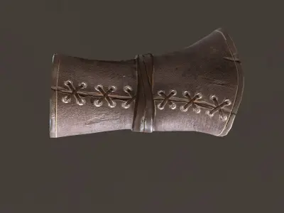 Leather Armband Free low-poly 3D model