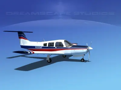 Piper PA-28R-201 Arrow III V01 3D model