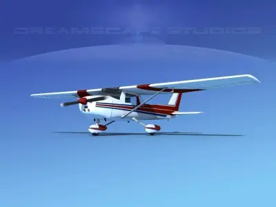 Cessna 150 Aerobat V04 3D model