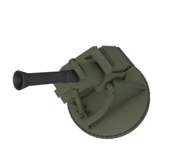 RMS6L 120 Mortar System 3D model
