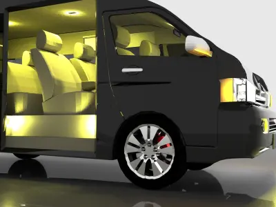 Toyota Van 3D model