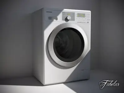 Washing machine 02 Free 3D model