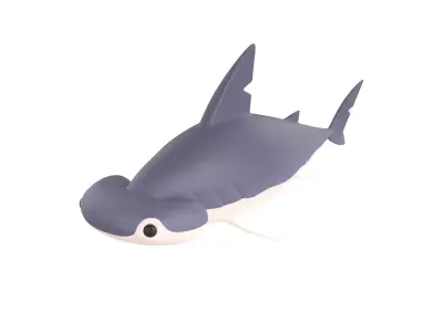 Character072 Bonnet Head Shark 3D model