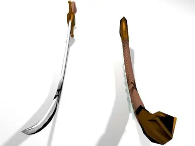 Sword - Arabic Saif 3D model