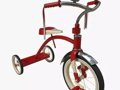 Bike Child Vintage 3D model