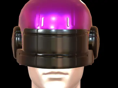 Helmet plastic mask protection pollution  Low-poly 3D model get