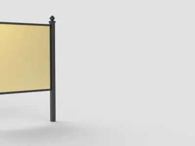 Outdoor Commercial Sign 3D model