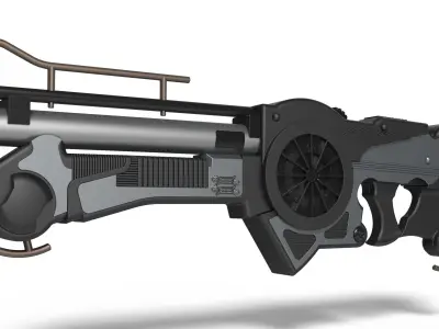 Mangalore Rifle from the movie The fifth element 1997 3D model