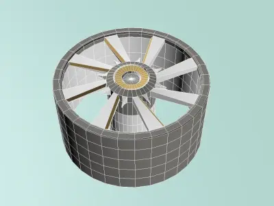 Alu rim 3D model