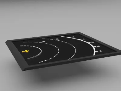 traffic collision avoidance system 3D model