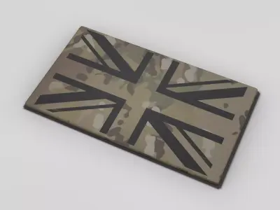 FREE Tactical Patch Pack PBR Free low-poly 3D model