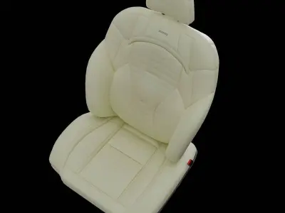 Car seat executive cream 3D model