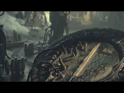 Vintage SciFi pack VOL 1 Enigmatic Ancient Stone Low-poly 3D model