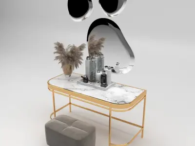 Makeup Table Modern Loft Desing Series 1 3D model