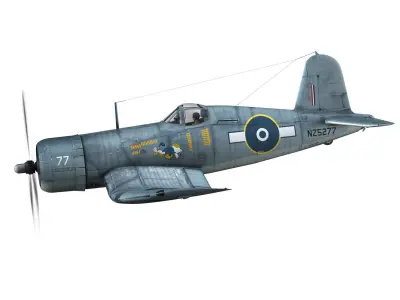 Vought F4U-1A - NZ5277 3D model