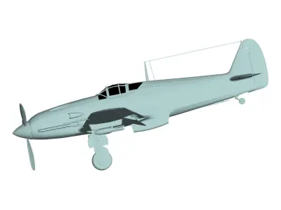 Kawasaki Ki-61 3D model