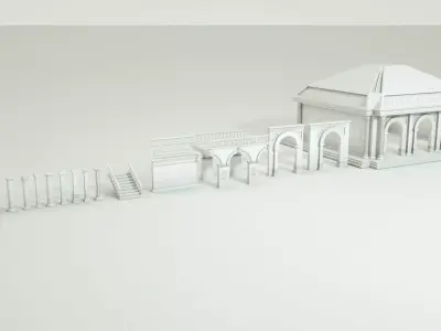 Column Pack 3D model 3D model