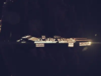 Big Boy Ship Free low-poly 3D model