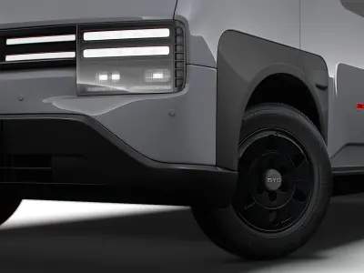 BYD E Vali LWB 2025 3D model