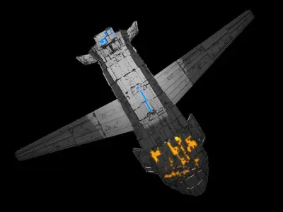 The Nightcrawler - Space Breaker Version 3D model