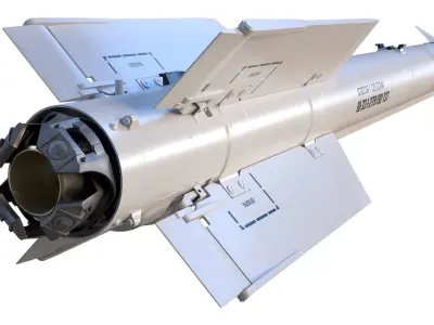 RVV-MD Air-to-air guided missile R-73 3D model