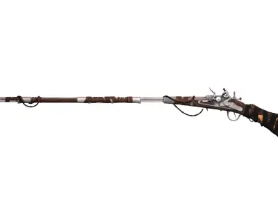 MasaiRifle Low-poly 3D model