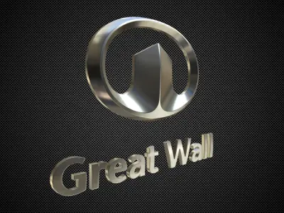 great wall logo 3D model