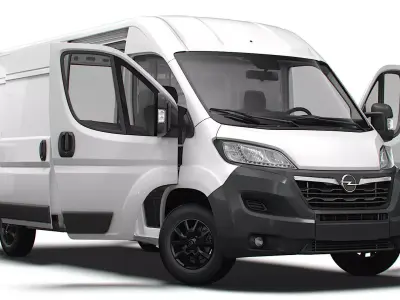 Opel Movano Van L3H2 HQ Interior 2023 3D model