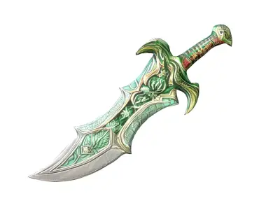sword cartoon 3D model