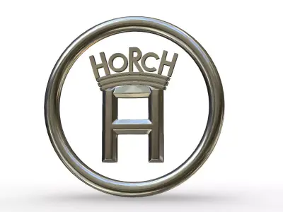 horch logo 3D model