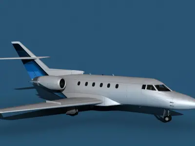 Hawker Siddley 800SR V02 3D model