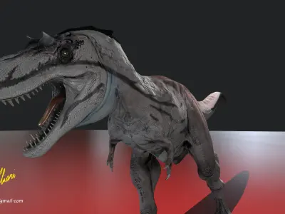 Albertosaurus t - rex 3D model