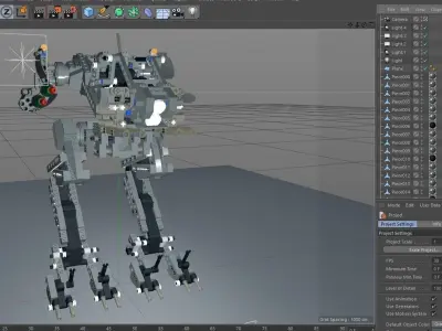 Lego Robot  3D model