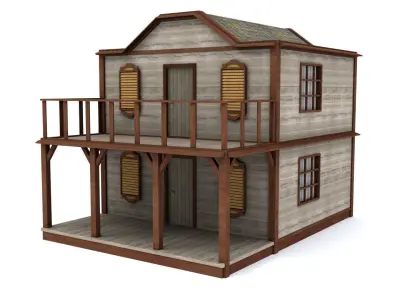 Post Office Low-poly 3D model