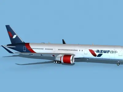 Boeing 767-400 Azur Air 3D model