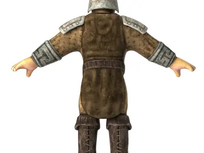 CASTEL GUARD Low-poly 3D model