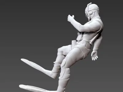 Coast Guard Rescue Swimmer 3D print model