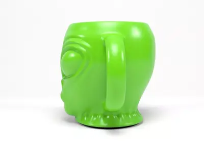 Alien Mug 3D print model