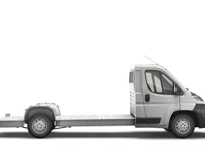 Fiat Ducato 3540 L4 platform cab 2014 3D model