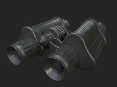 binocular Binocular 3D model mid poly Free 3D model