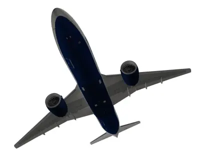 Boeing 777-200ER British Airways 3D model
