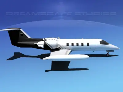 Gates Bombardier Learjet 35 V14 3D model